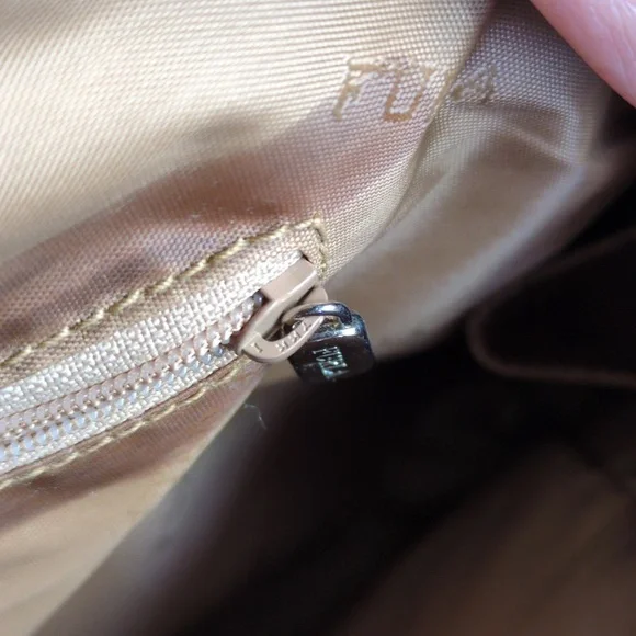 Furla Tan Leather Laptop Bag - Picture 3 of 11